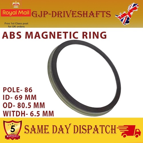 ABS MAGNETIC RING for SKODA VW GOLF AUDI A3 TT SEAT ALTEA REAR
