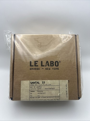 LE LABO GRASSE  NEW YORK SANTAL 33 100ML EAU DE PARFUM 3.4 FL OZ NEW