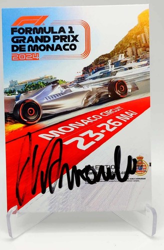 F1  FORMULA 1 ANDREA KIMI ANTONELLI SIGNED RARE MONACO GP EVENT TRADING CARD 6