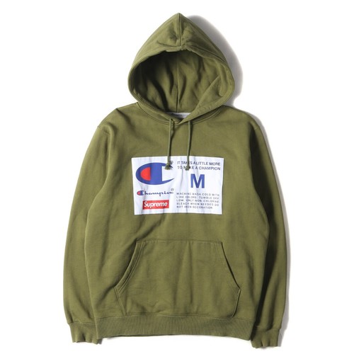 Supreme Hoodie Size: M 18AW Champion Big Label Sweat Hooded U BEEG 0