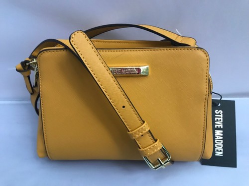 STEVE MADDEN Blannis Crossbody Women's Bag Mustard MSRP $68