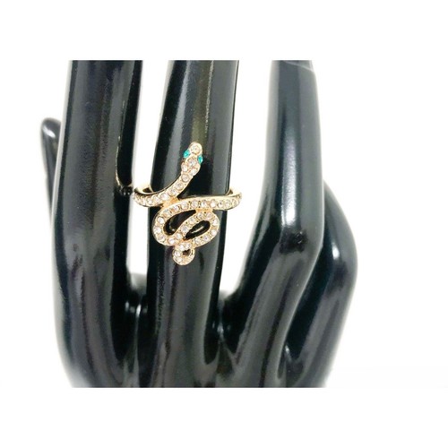 Avon Studio 1886 Serpent Pave Ring   Size 6
