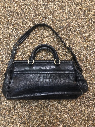 Borsa a mano Brahmin in pelle di coccodrillo