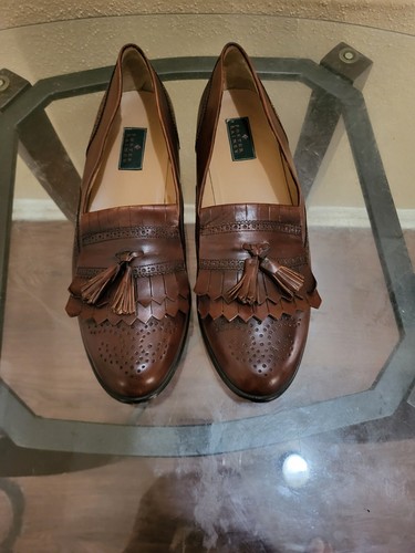 XTEP Foster Rainey Men's Brown Leather Shoes.size13M Cond.is V.Gd