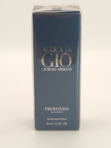 ACQUA DI GIO PROFONDO GIORGIO ARMANI 0.5oz   15ml EDP Spray NEW IN SEALED BOX