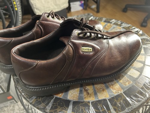 FootJoy Golf Shoes Men’s Size 8.5 Superlites Brown Leather 58055