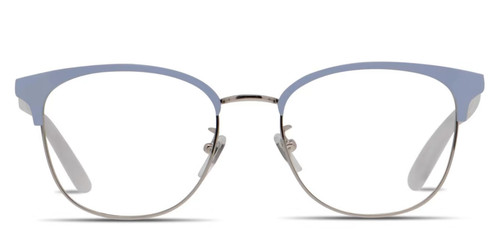 New GUCCI GG0250O 005 53mm Blue Oyster Eyeglasses Frames Italy
