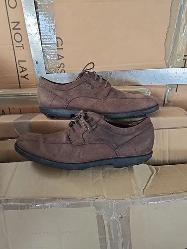 Rockport Dressports TW Bike Toe Waterproof NuBuck Oxford US 12