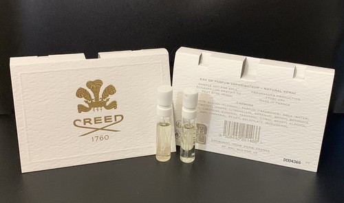 2 X Creed Carmina Sample Spray Vial new release 1.7 ml   0.06 oz each NEW