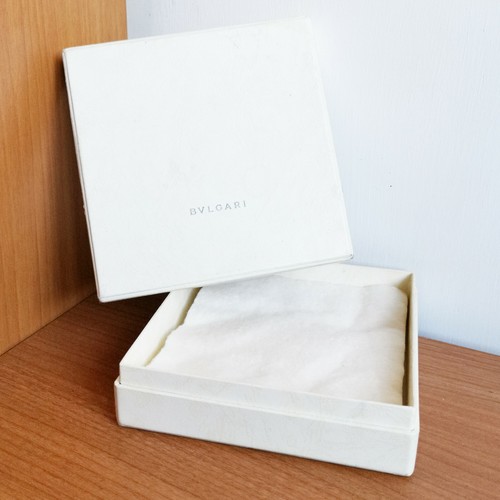 scatola per collana BVLGARI ring box case earrings cufflinks necklace bulgari