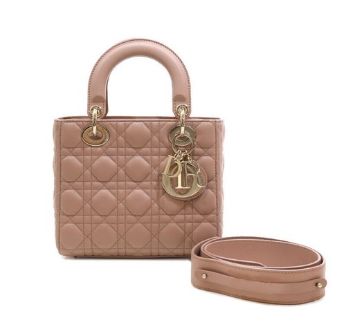 Dior Lady Small Cannage Lamb Blush 7397755759 112622471