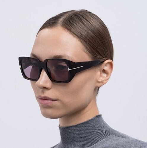 NEW TOM FORD TF1035 52Y WOMEN SQUARE SUNGLASSES TOM FORD RYDER 02 FT1035 S 52Y