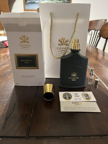 CREED MILLESIME 1849 (3.3oz 100ml) 1760 + Travel Vial "ORIGINAL LISTING"