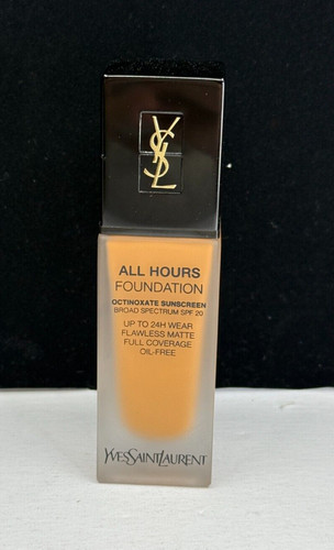 SAINT LAURENT YSL All Hours FLAWLESS Matte Oil free Foundation B75 Hazelnut 0.84 oz BRAND NEW