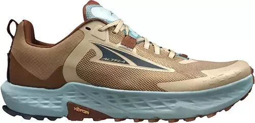 EGO Altra Timp 5 Trail Running Brown Tan Men's Hiking Shoes Lightweight Grippy NIB
