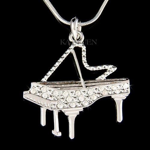 ~Pianoforte Grande~ realizzata con Cristallo Swarovski Musica Strumenti Musicali Natale