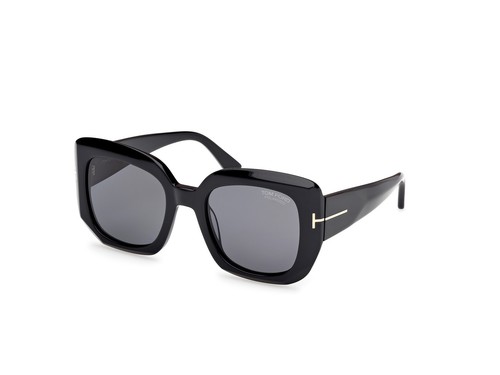 TOM FORD Sunglasses FT1220 CARLA 02 01D Black smoke Woman