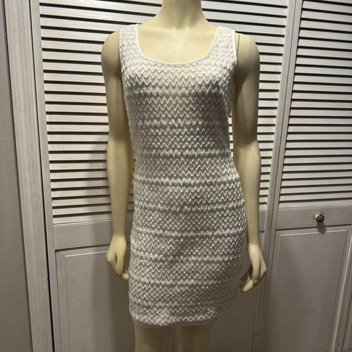 OFF WHITE Abito da donna in pizzo Guess bianco crema taglia media