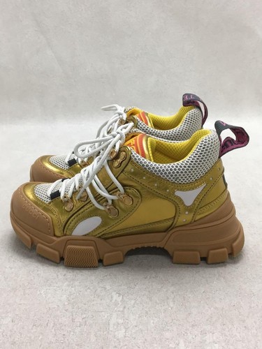 Sneakers alte Gucci 552532 35 oro usate