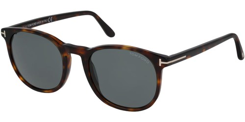 Tom Ford Ansel Men's Havana Round Sunglasses FT0858 54V 53   Made in Italy