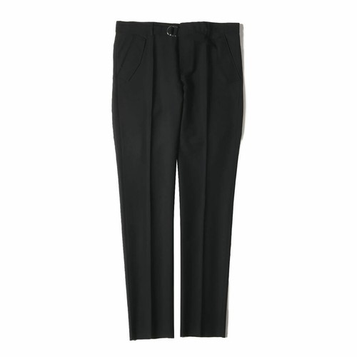 VALENTINO PANTS SIZE: 48 VARIANT BELTED MOHAIR BLEND WOOL SLIM U BEEG 0