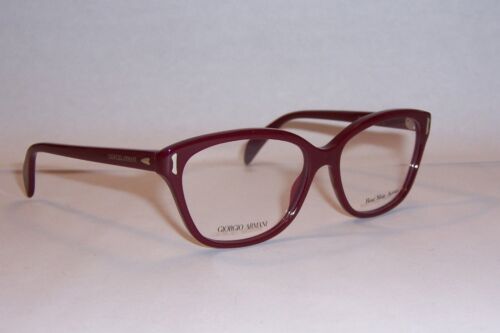 NEW Giorgio Armani EYEGLASSES GA 818 LHF BURGUNDY 54mm RX AUTHENTIC