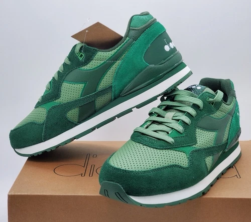 Diadora N92 English Ivy Green Classic Running Sneakers Mens 9.5 New Fast Ship