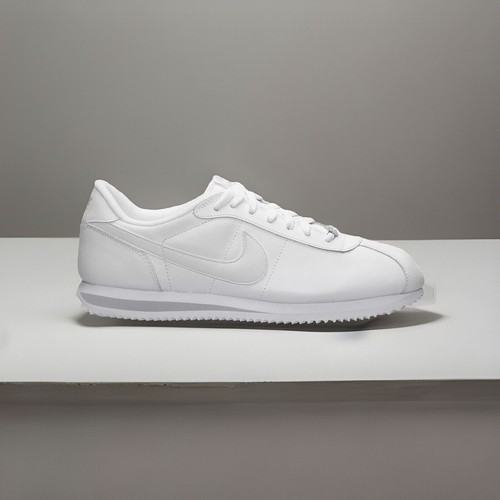 2008 Nike Cortez Basic Leather '06 Sneakers 316418 White Grey Size 14 VERY RARE