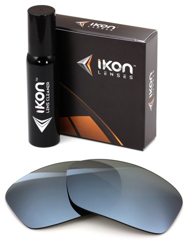 Polarized IKON Replacement Lenses For Oakley Hijinx Sunglasses Silver Mirror