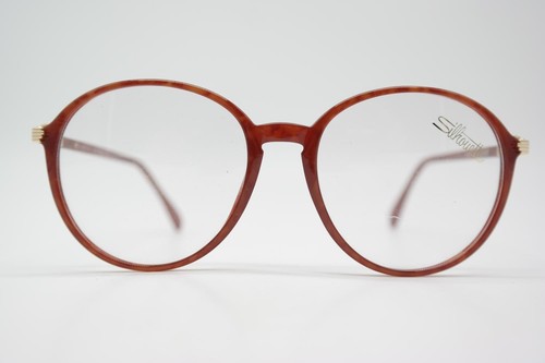 Vintage Glasses Silhouette 1726/20 Braun G Oval Frames Eyeglasses