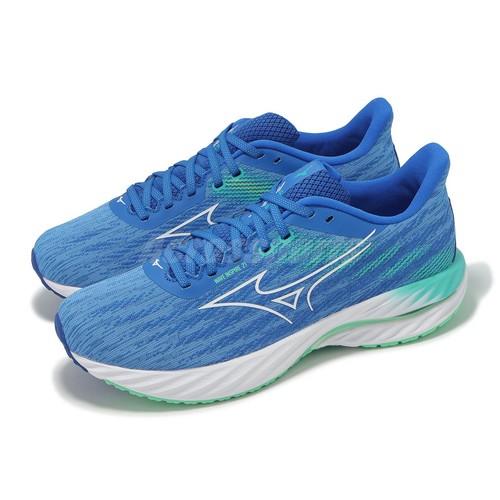 Mizuno Wave Inspire 21 Blue White Men Road Running Jogging Shoes J1GC2544 54