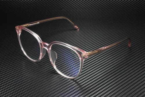 Tom Ford FT5671 F B 072 Shiny Pink Clear Lens Plastic 55 mm Women's Eyeglasses