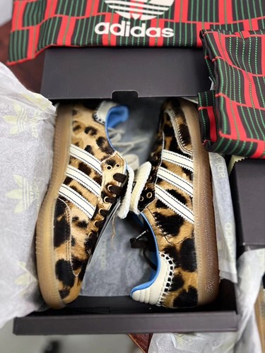 adidas Samba Pony Wales Bonner Leopard   IE0578   NEW WITH BOX