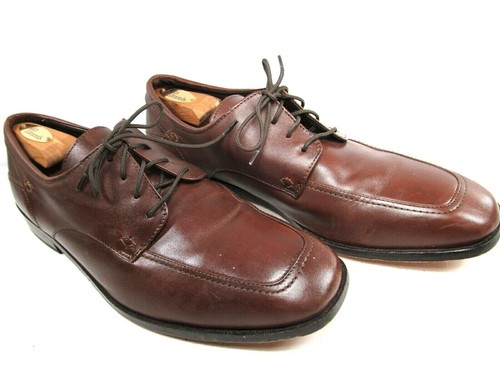 SCARPA Grembiule Florsheim Oxfords Washington pelle marrone punta uomo taglia US 13 D
