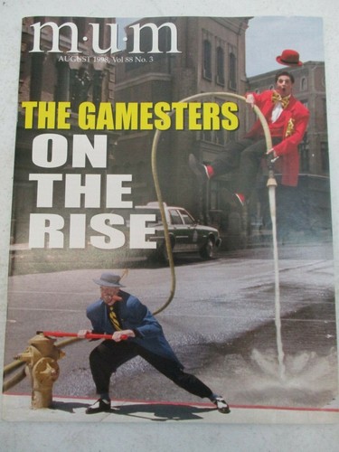 MUM MAGAZINE AUGUST 198 THE GAMESTERS MAGIC UNITY MIGHT MAGICIAN VINTAGE RETRO