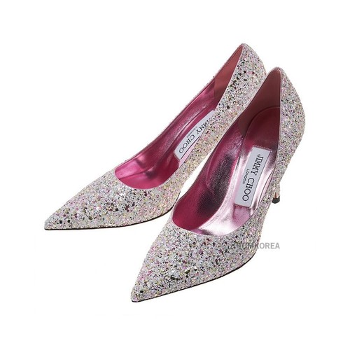 Jimmy Choo LOVE 85 FYG CANDY ROSA LATTE FW24 décolleté glitter 132697660