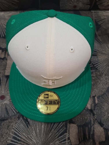 Cappello aderente NEW ERA x FOG Fear of God 59FIFTY verde club 7 5 8 limitato ESCLUSIVO