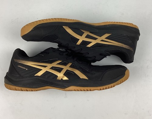 Asics Men's Upcourt 6 Lightweight Cushioned Volleyball Shoes Black G Size 15