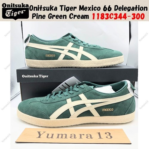 Onitsuka Tiger Mexico 66 Delegation Pine Green Cream 1183C344 300 Unisex Size