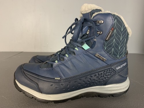 Salomon Clima Shield Waterproof Lined Climatherm Womens Boots sizer 8.5