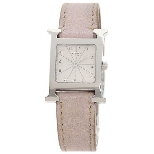 HERMÈS Orologio HERMES H Orologi HH1.210 Acciaio Inox Pelle Donna