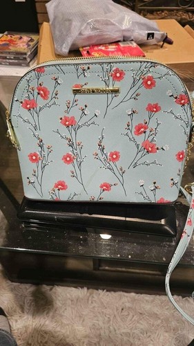 Steve Madden Crossbody Purse Floral Blue