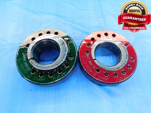 1 3 4 8 STUB ACME THREAD RING GAGES 1.75 1.750 GO NO GO P.D.'S = 1.7020 & 1.6835