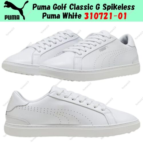 Puma Golf Classic G Spikeless Puma White 310721 01 Men's Size