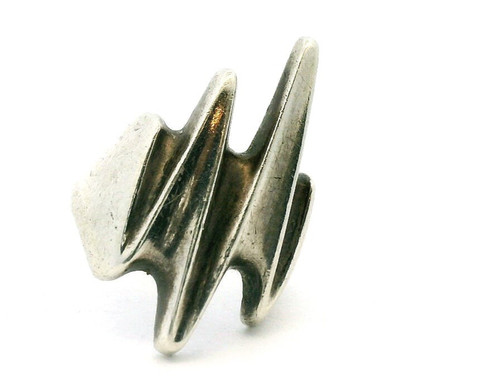 Vintage Georg Jensen Sterling Silver Ring #125 Designed By Henning Koppel