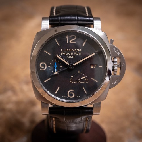 Panerai 1321 Luminor GMT 3 Days Warranty Complete Set PAM01321 PAM 01321