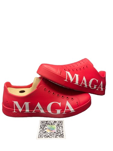 GREATS Civilion MAGA Trainer Sneakers Men Size 12 MAGA RED Trump Shoes VHTF ? *READ