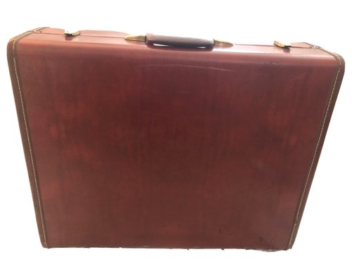 Vintage Brown Samsonite Taper Side Large Suitcase Luggage Shwayder Model 4937