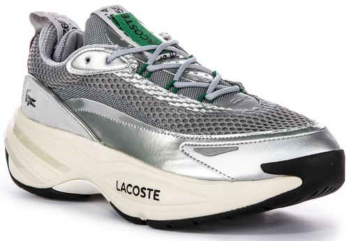 LACOSTE SPORT Lacoste Audyssor 124 3 SMA Elevated Sport Designs Mens Sneaker Silver US 8   13