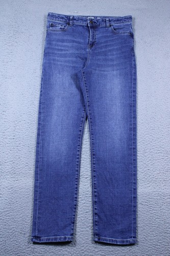 Amazon Essentials Jeans Girls 16 Plus Blue High Rise Slim Mince Stretch 32x28
